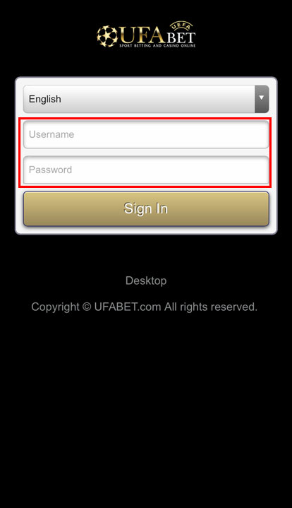 วิธีเล่น UFABET ผ่านมือถือ Mobile หน้า login