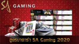 สูตรบาคาร่า SA Gaming 2020 สูตรบาคาร่าแม่นๆฟรี